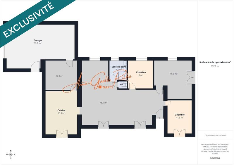 Maison - 123 m² - 5 pièces