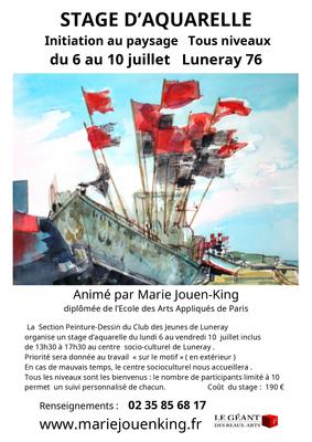 Stage d'Aquarelle avec Marie Jouen-King