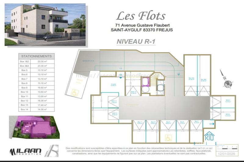 Appartement - 60 m² - 3 pièces