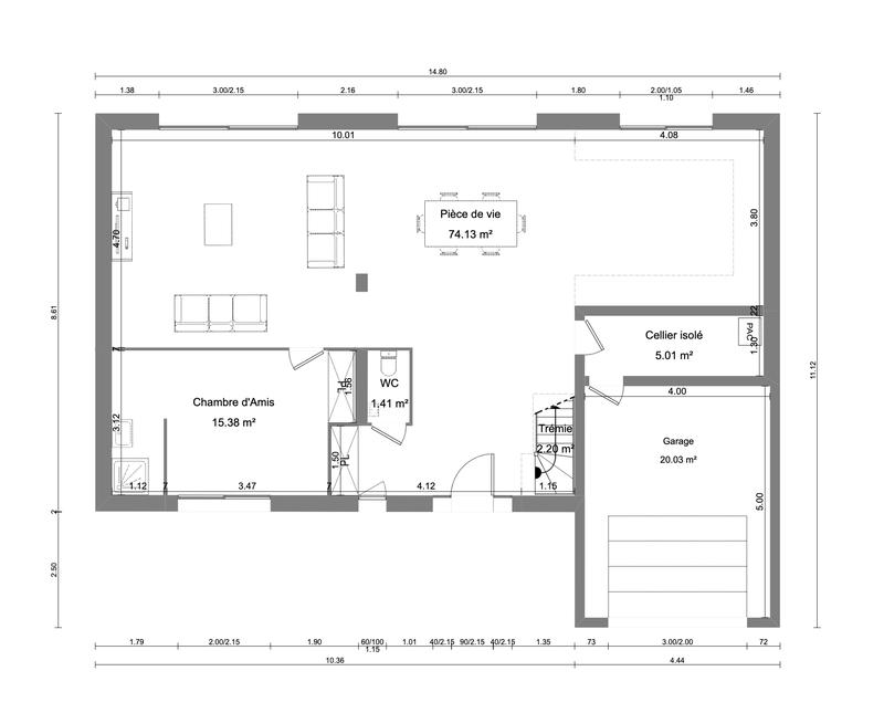Maison - 154 m² - 6 pièces