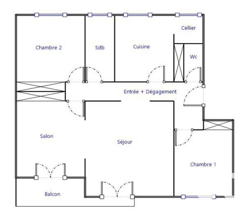 Appartement - 87 m² - 4 pièces