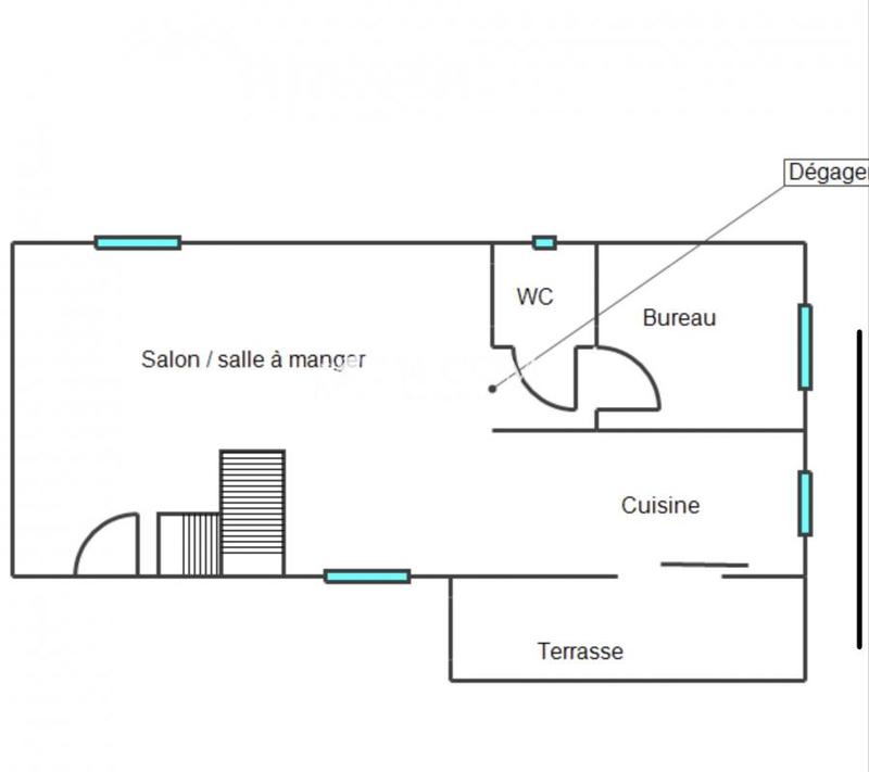 Duplex - 54 m² - 2 pièces