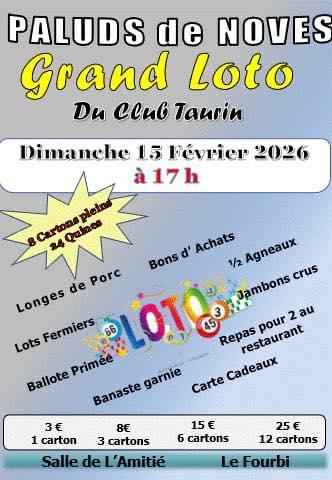 Loto du Club Taurin des Paluds