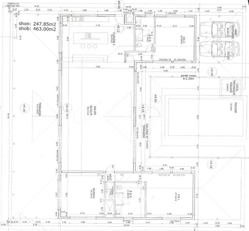 Villa - 460 m² - 7 pièces
