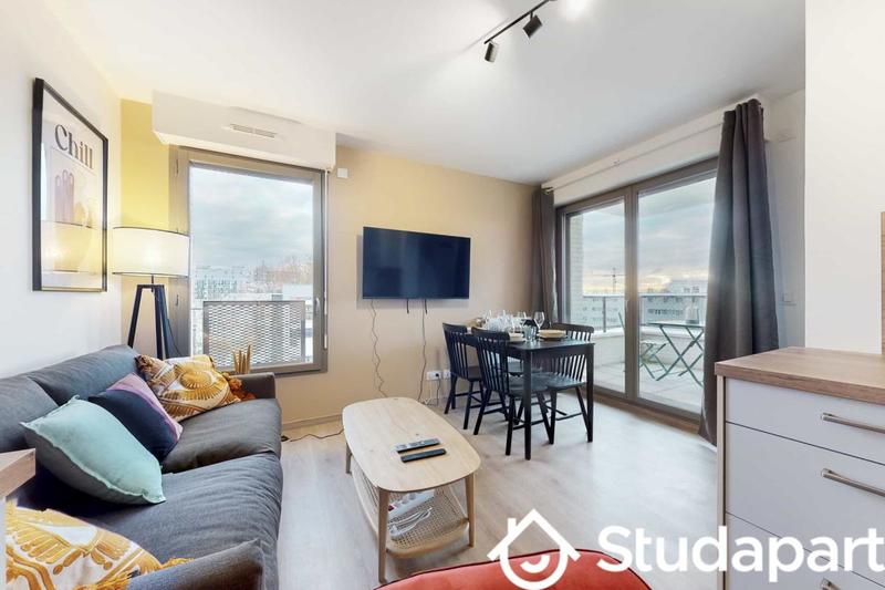 Chambre - 9 m² - 1 pièce