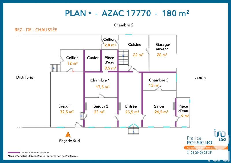 Ferme - 180 m² - 5 pièces