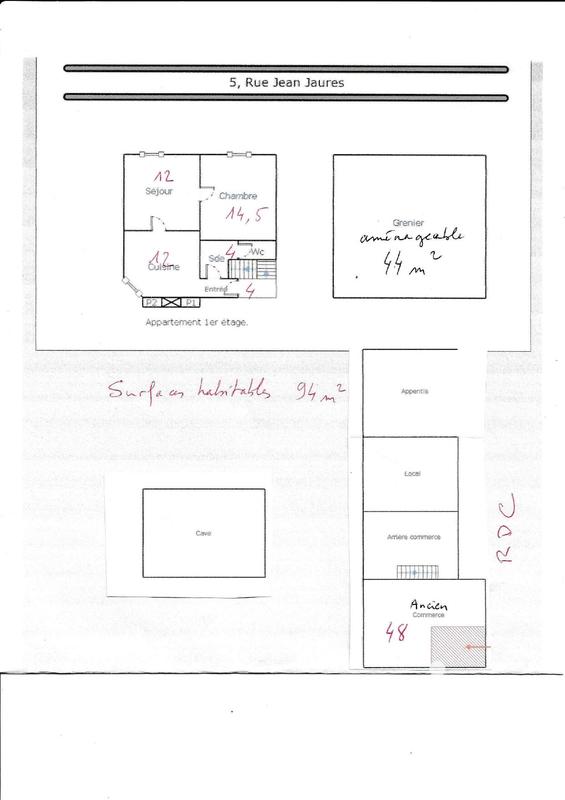 Maison de ville - 178 m² - 9 pièces