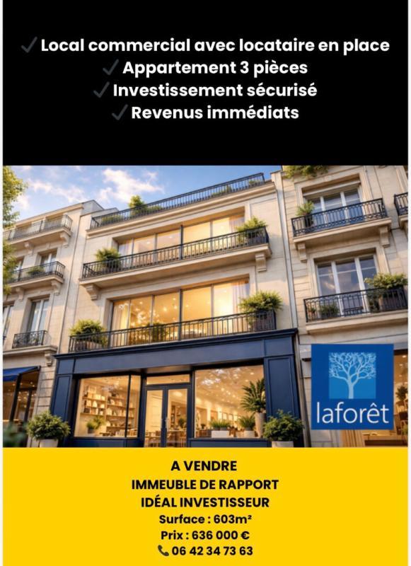 Immeuble - 603 m² - 10 pièces