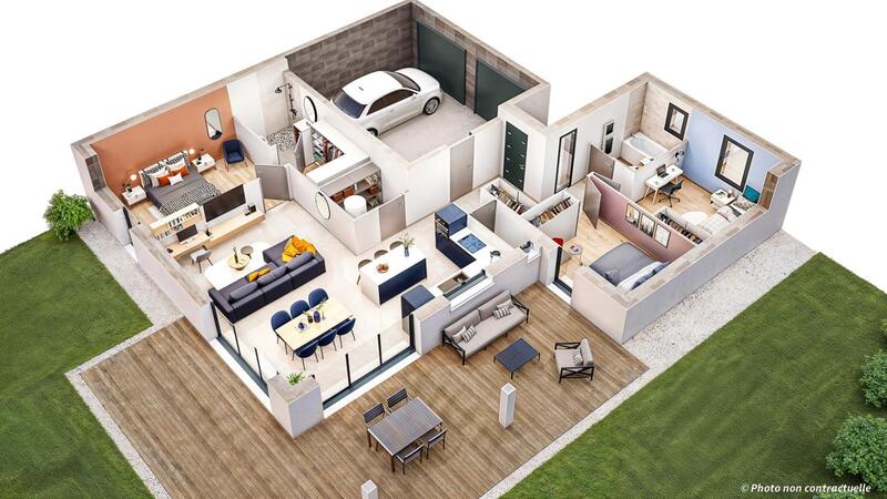 Maison - 97 m² - 5 pièces