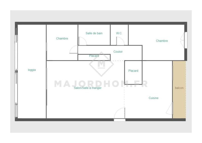 Appartement - 73 m² - 3 pièces
