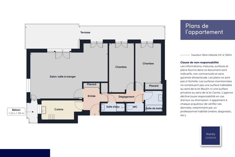 Appartement - 82 m² - 4 pièces