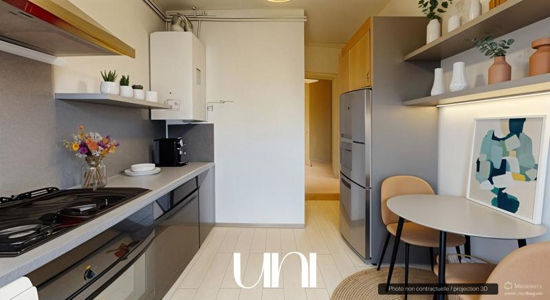 Appartement - 61 m² - 3 pièces