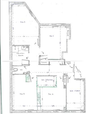 Appartement - 75 m² - 5 pièces