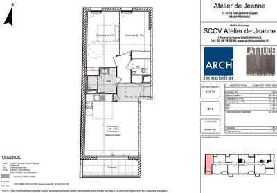 Appartement - 63 m² - 3 pièces