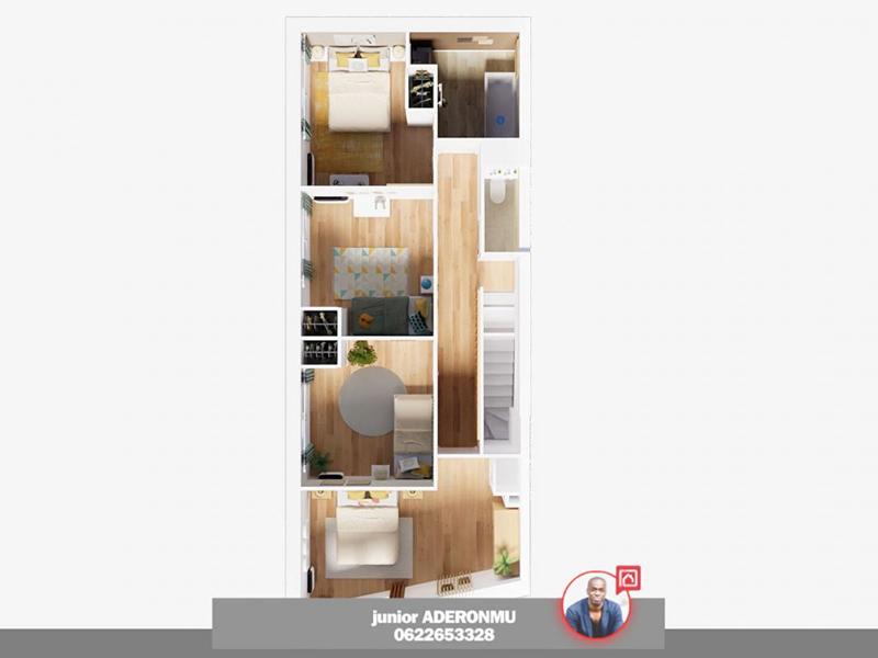 Appartement - 132 m² - 5 pièces