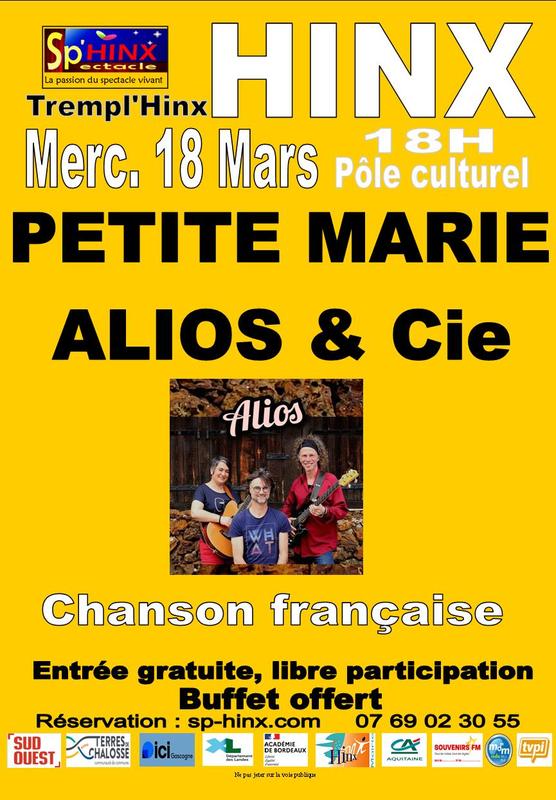 Concert Petite Marie (Chanson française)