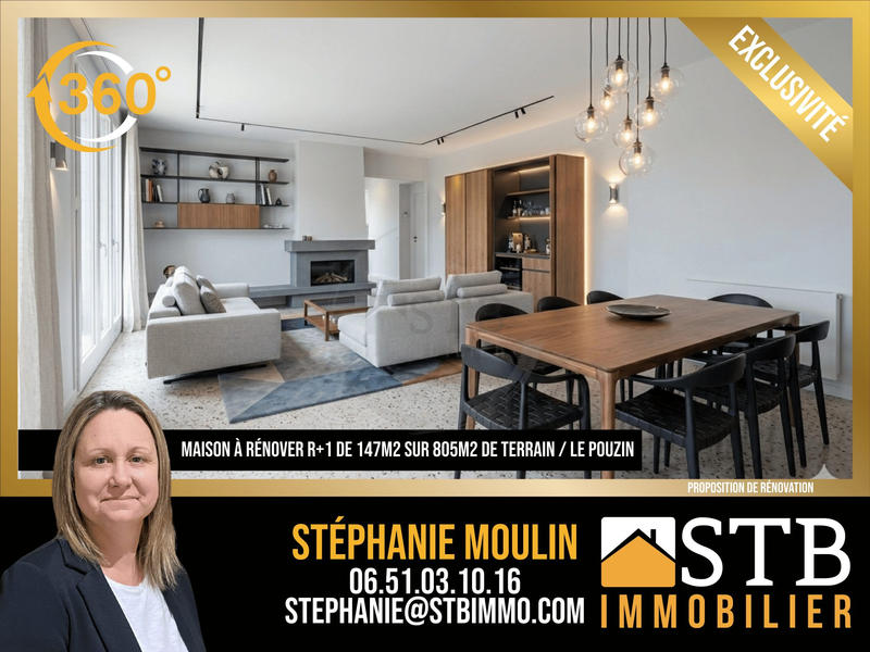 Maison - 147 m² - 6 pièces