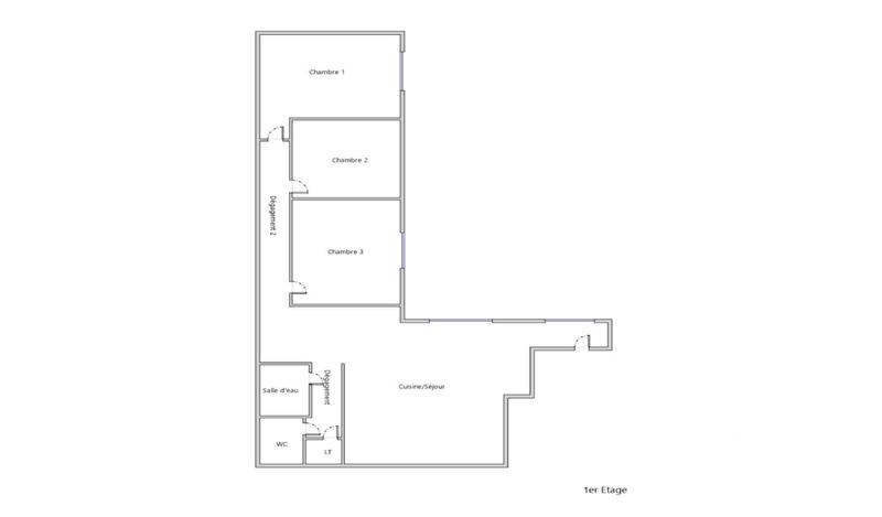 Appartement - 90 m² - 4 pièces