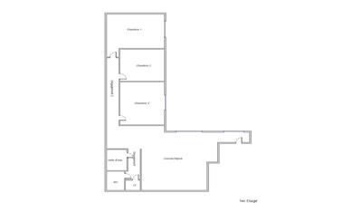 Appartement - 90 m² - 4 pièces