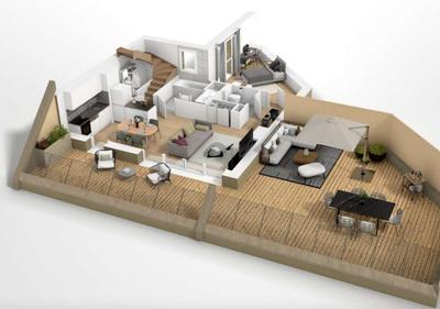 Appartement - 85 m² - 4 pièces