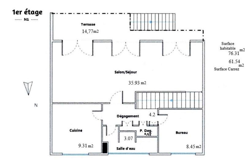 Maison de ville - 167 m² - 12 pièces