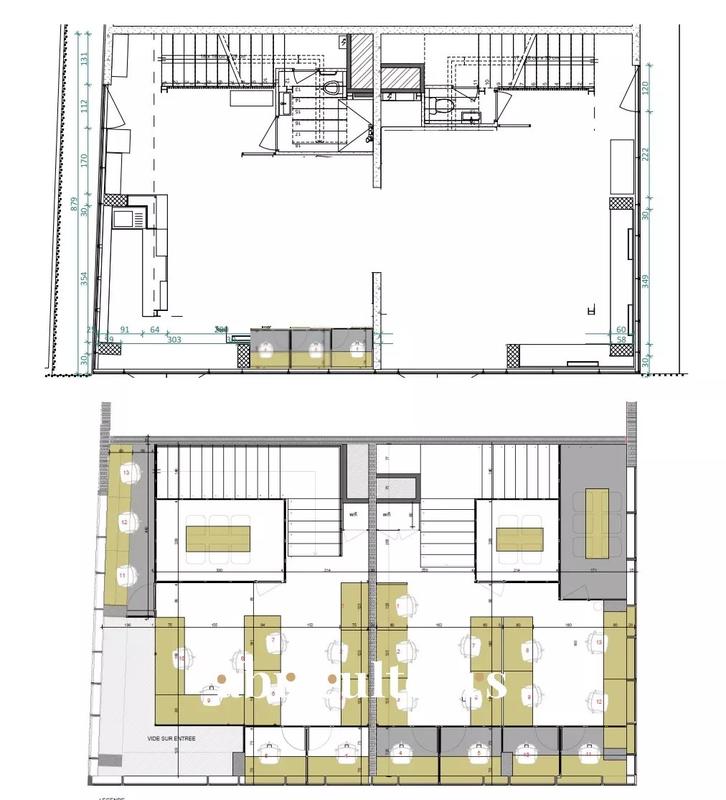Bureau - 200 m² - 4 pièces