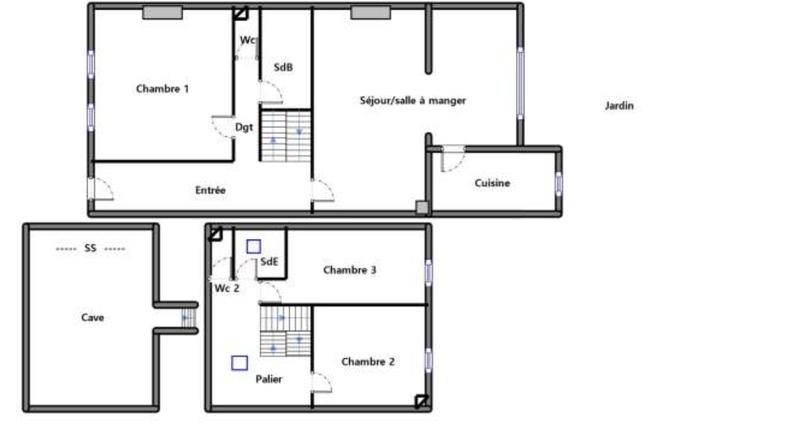 Maison - 124 m² - 4 pièces