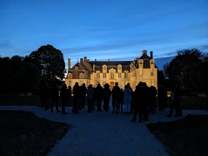 Balade champêtre entre les châteaux de Carel et Grisy illumimés