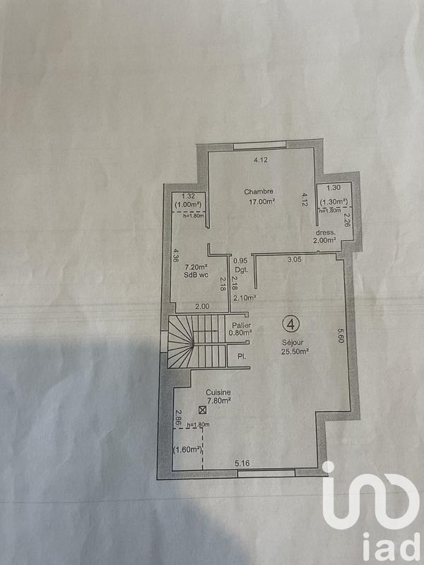 Appartement - 61 m² - 2 pièces