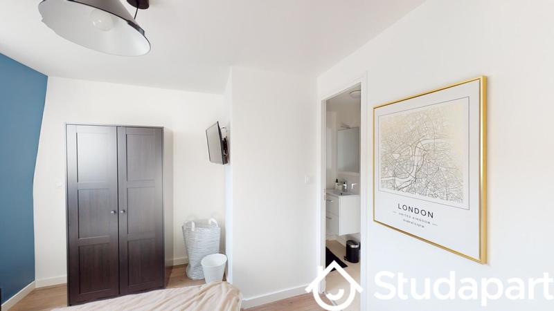 Chambre - 12 m² - 1 pièce