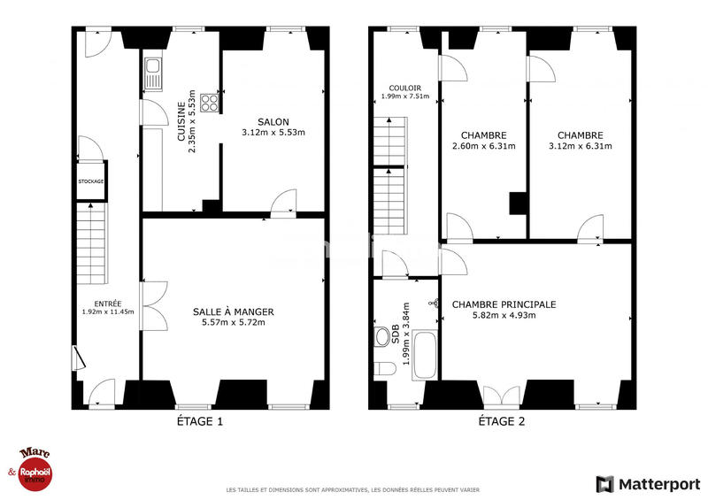 Maison ancienne - 140 m² - 5 pièces