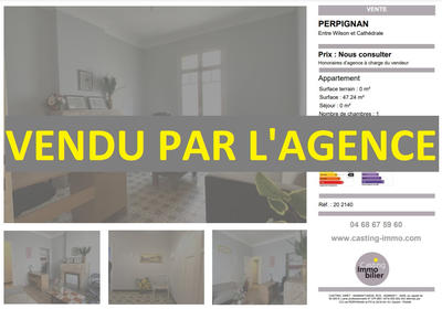 Appartement - 47 m² - 2 pièces