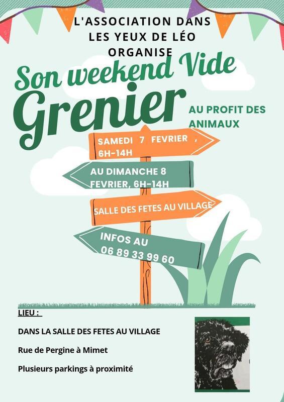 Vide grenier au profit des animaux