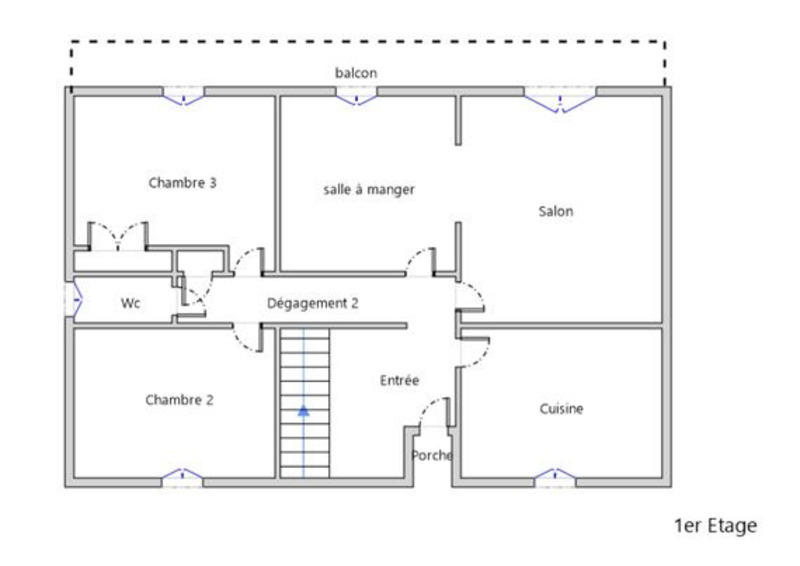 Maison - 100 m² - 6 pièces