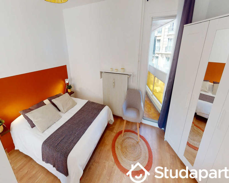 Chambre - 60 m² - 1 pièce