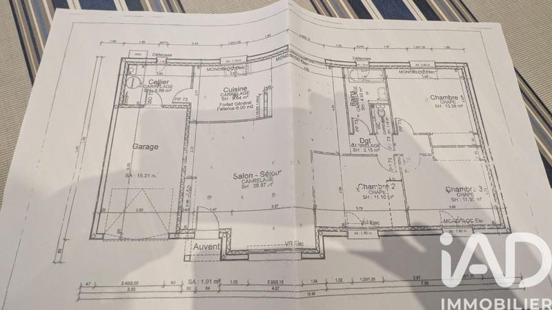 Maison - 100 m² - 5 pièces