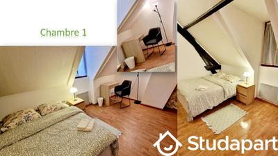 Chambre - 12 m² - 1 pièce