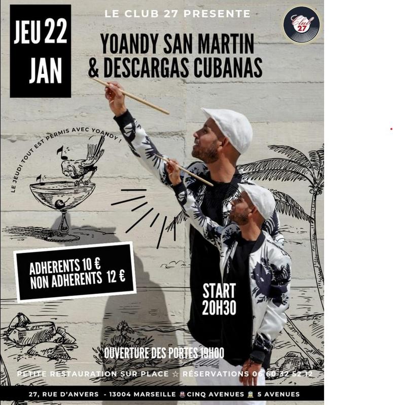 Yoandy San Martin et Descargas Cubanas