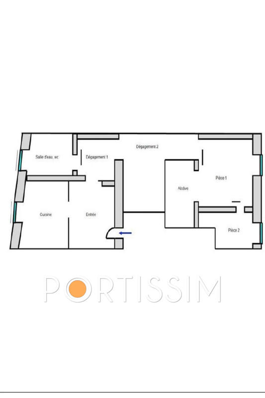 Appartement - 58 m² - 3 pièces