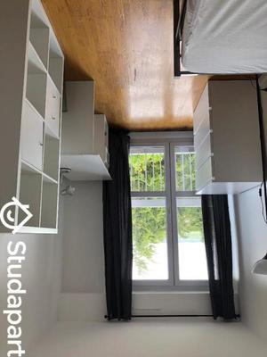 Chambre - 9 m² - 1 pièce