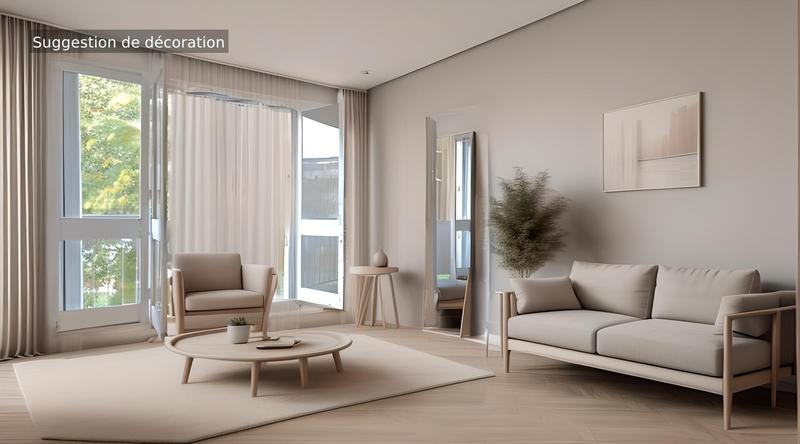 Appartement - 50 m² - 2 pièces