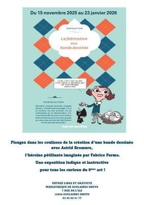 Exposition &quot;La fabrication de la bande dessinée&quot;