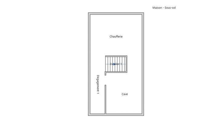 Maison de ville - 95 m² - 4 pièces