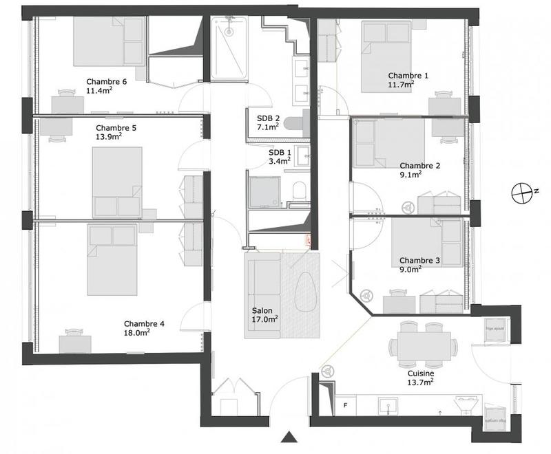 Appartement - 124 m²