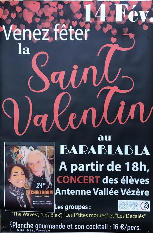 La Saint Valentin au Barablabla