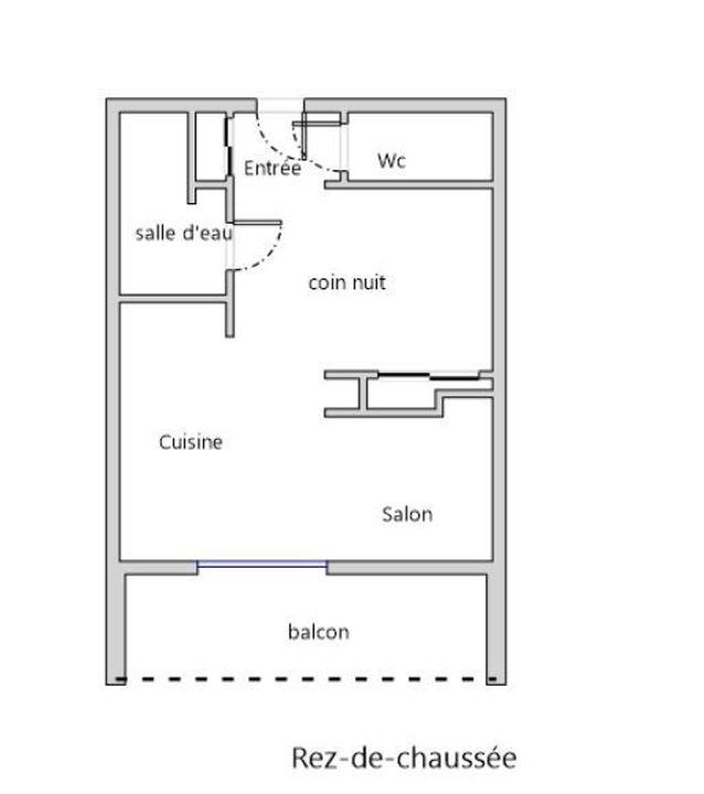Appartement - 24 m² - 1 pièce