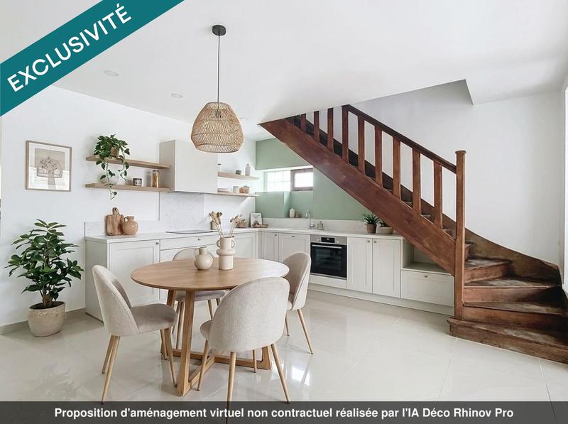 Maison de ville - 62 m² - 3 pièces