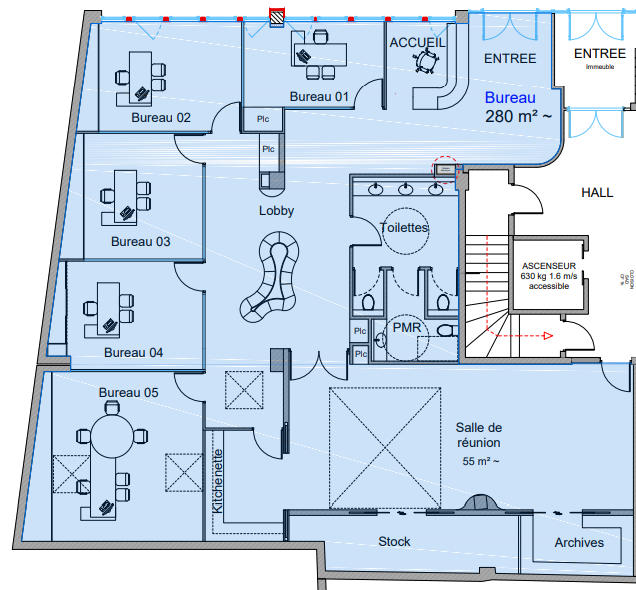 Local commercial - 270 m²