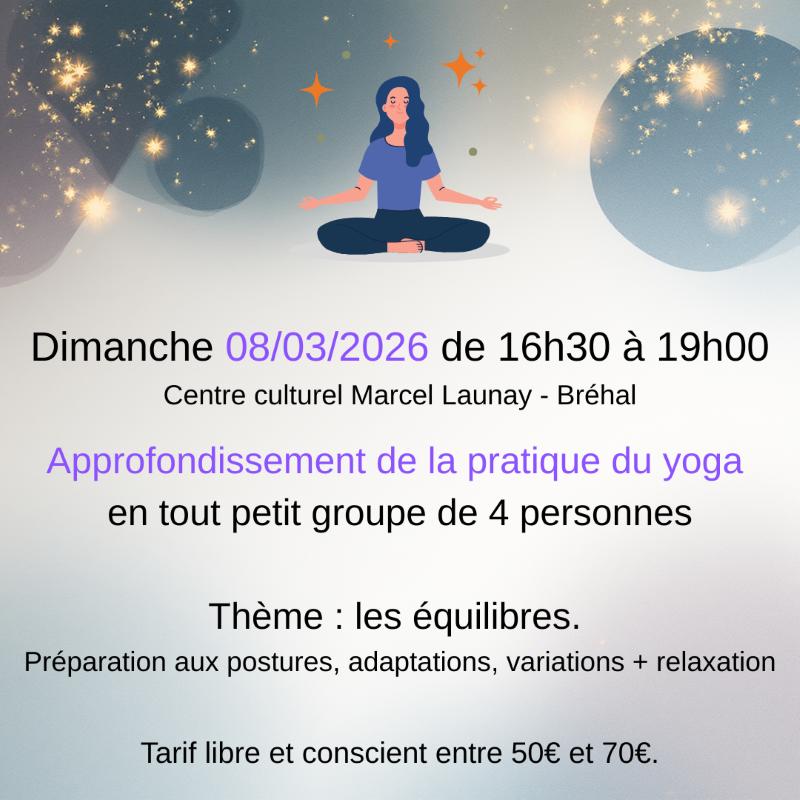 Stage d'approfondissement de yoga