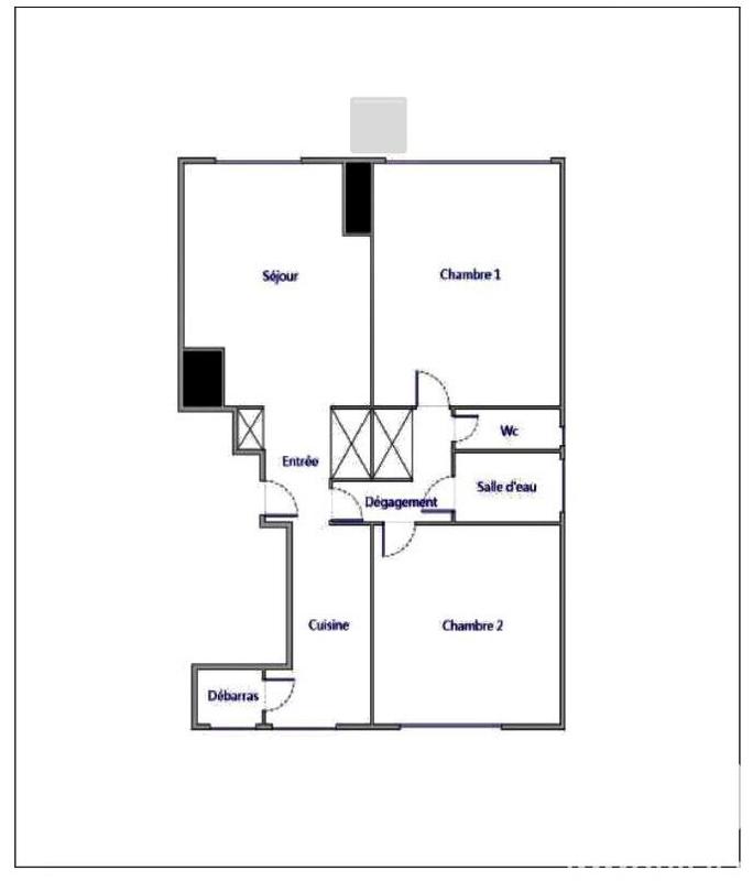 Appartement - 60 m² - 3 pièces